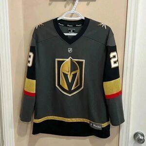 (7) NHL fanatics golden  knights hockey jersey